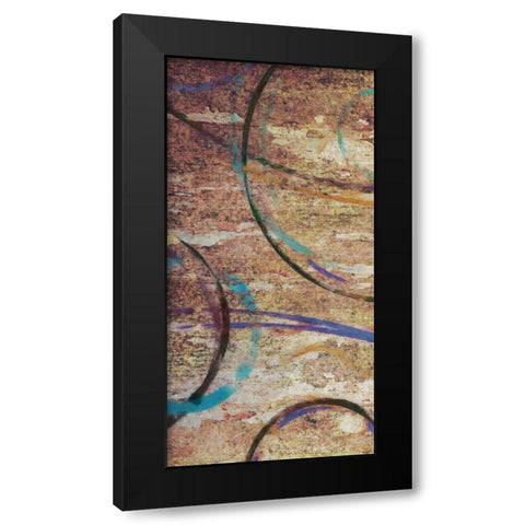 CIRCLE AROUND PANEL I Black Modern Wood Framed Art Print with Double Matting by Greene, Taylor