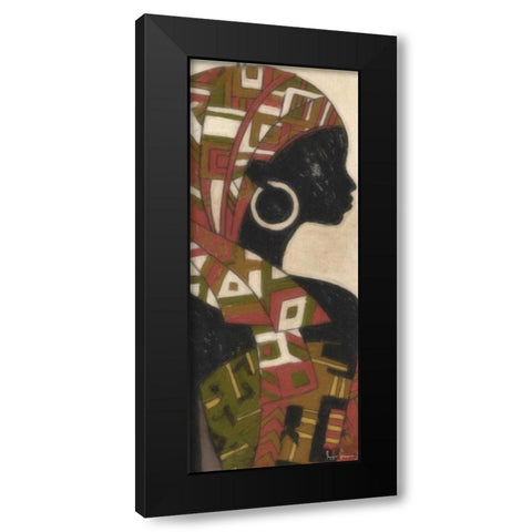 REGALITY PANEL I Black Modern Wood Framed Art Print by Greene, Taylor