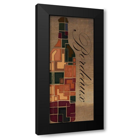 BORDEAUX Black Modern Wood Framed Art Print by Greene, Taylor