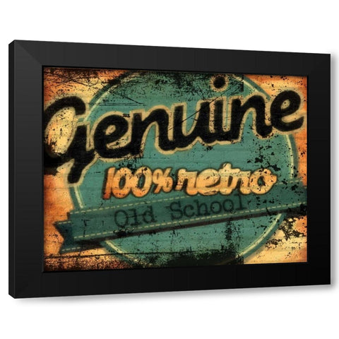 Genuine Old School Black Modern Wood Framed Art Print with Double Matting by Greene, Taylor