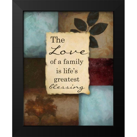 Natures Beauty I Black Modern Wood Framed Art Print by Greene, Taylor