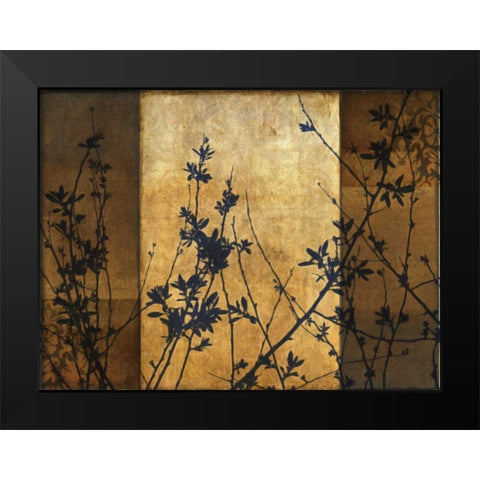 SIMPLE SILHOUETTE A Black Modern Wood Framed Art Print by Greene, Taylor