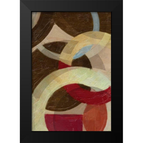 HALO WEAVE III Black Modern Wood Framed Art Print by Greene, Taylor