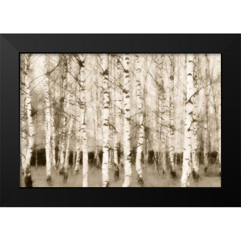 Sepia Timber Black Modern Wood Framed Art Print by Greene, Taylor