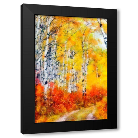 The Path Black Modern Wood Framed Art Print by Greene, Taylor