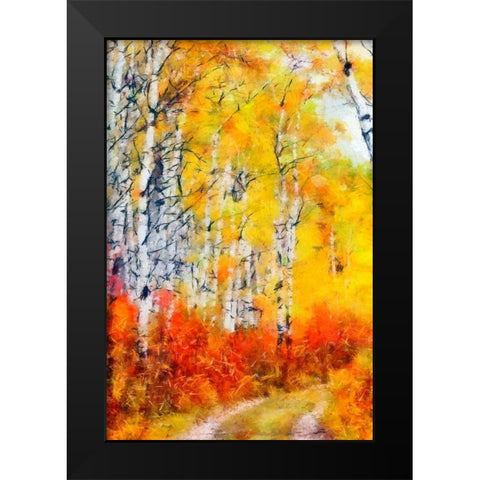 The Path Black Modern Wood Framed Art Print by Greene, Taylor