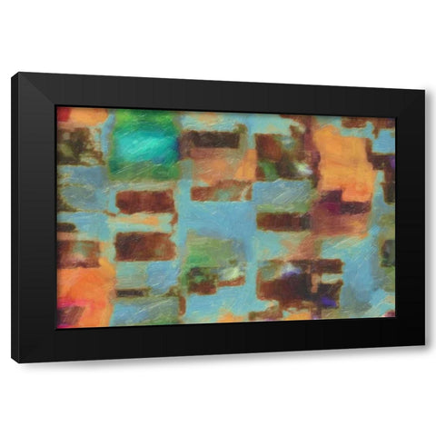 SPECTRUM Black Modern Wood Framed Art Print with Double Matting by Greene, Taylor