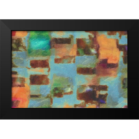 SPECTRUM Black Modern Wood Framed Art Print by Greene, Taylor