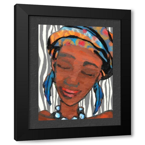 Ebony Beauty I Black Modern Wood Framed Art Print by Greene, Taylor