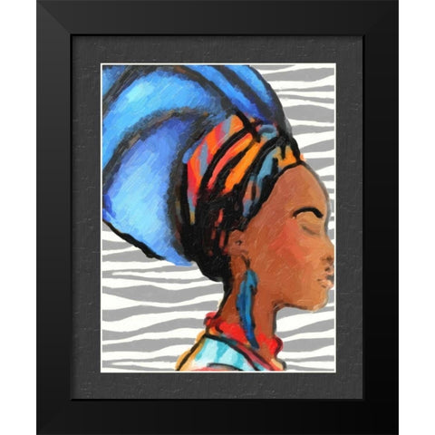 Ebony Beauty II Black Modern Wood Framed Art Print by Greene, Taylor