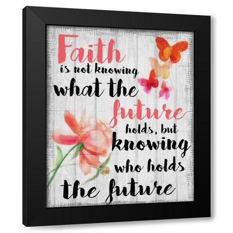 Faith Is Not Black Modern Wood Framed Art Print by Greene, Taylor