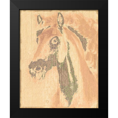 Horse 1 Black Modern Wood Framed Art Print by Greene, Taylor