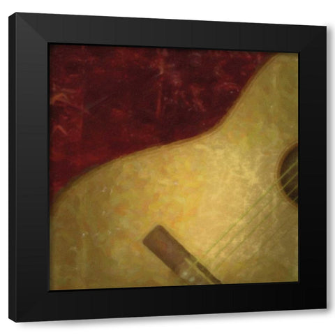 JAMMING  I-NO BLUR 1 Black Modern Wood Framed Art Print by Greene, Taylor