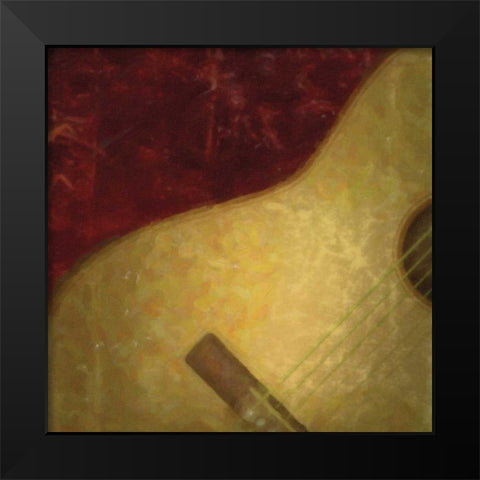 JAMMING  I-NO BLUR 1 Black Modern Wood Framed Art Print by Greene, Taylor
