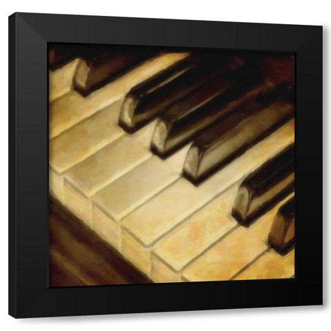 JAMMING  I-NO BLUR 5 Black Modern Wood Framed Art Print by Greene, Taylor