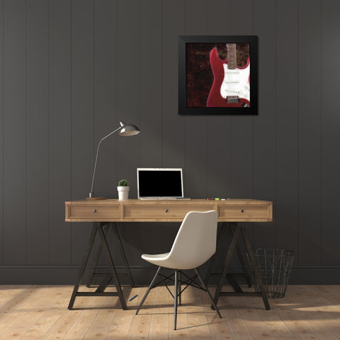 JAMMING  I-NO BLUR 9 Black Modern Wood Framed Art Print by Greene, Taylor