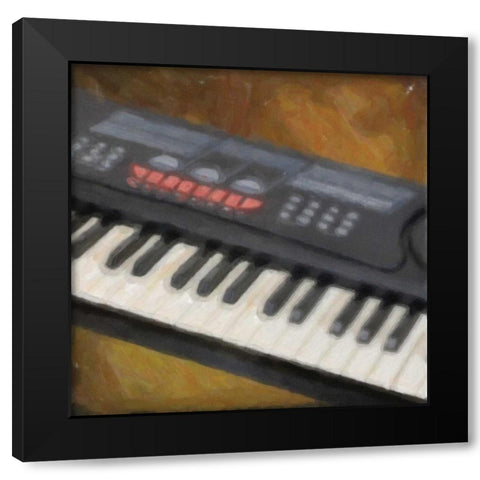 JAM SESSION II-NO BLUR 3 Black Modern Wood Framed Art Print with Double Matting by Greene, Taylor