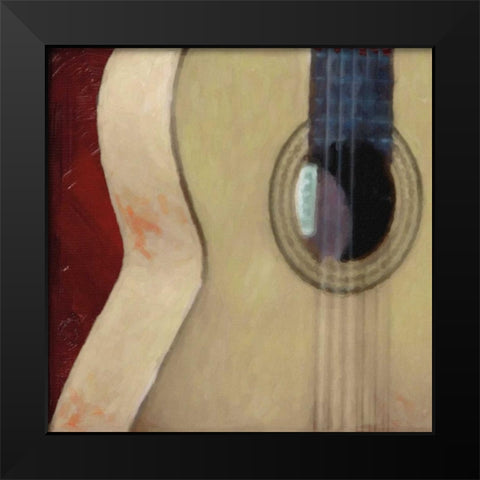 JAM SESSION II-NO BLUR 5 Black Modern Wood Framed Art Print by Greene, Taylor