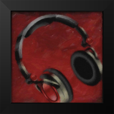 JAM SESSION II-NO BLUR 7 Black Modern Wood Framed Art Print by Greene, Taylor