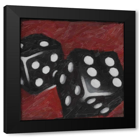 LETS ROLL Black Modern Wood Framed Art Print with Double Matting by Greene, Taylor