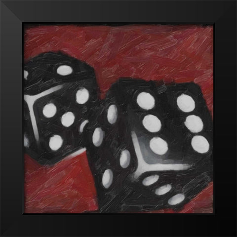 LETS ROLL Black Modern Wood Framed Art Print by Greene, Taylor