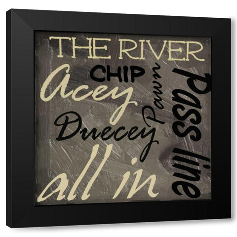 CLASSIC  Black Modern Wood Framed Art Print by Greene, Taylor