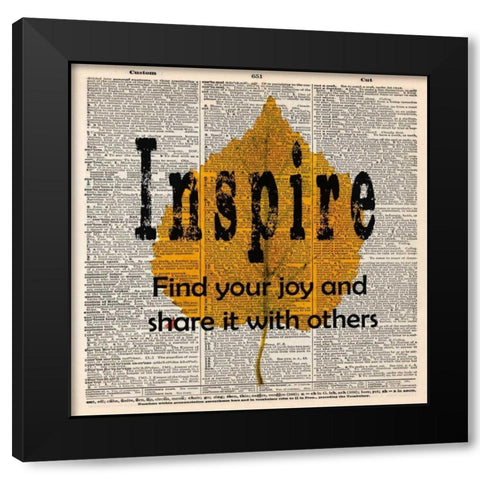 INSPIRE Black Modern Wood Framed Art Print by Greene, Taylor