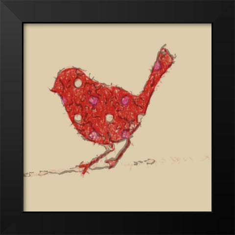 RED AVIAN Black Modern Wood Framed Art Print by Greene, Taylor