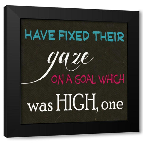 ALL WHO HAVE B Black Modern Wood Framed Art Print with Double Matting by Greene, Taylor