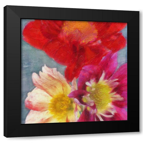 BLOOMS IN SPRING Black Modern Wood Framed Art Print by Greene, Taylor