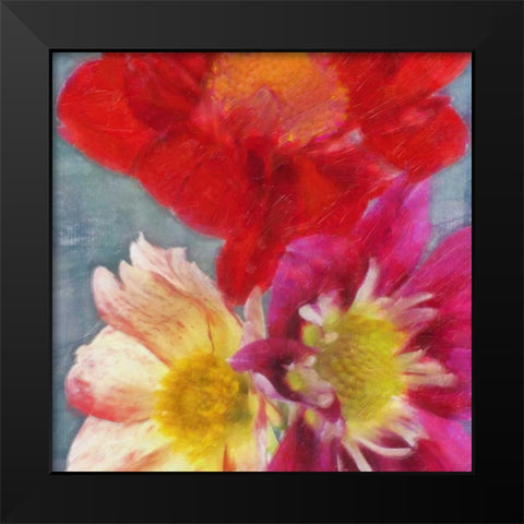 BLOOMS IN SPRING Black Modern Wood Framed Art Print by Greene, Taylor