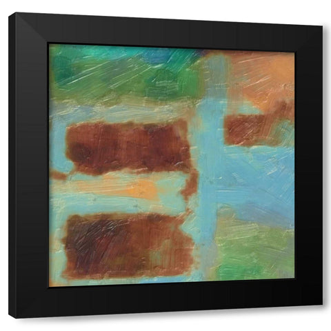 SPECTRUM I Black Modern Wood Framed Art Print by Greene, Taylor
