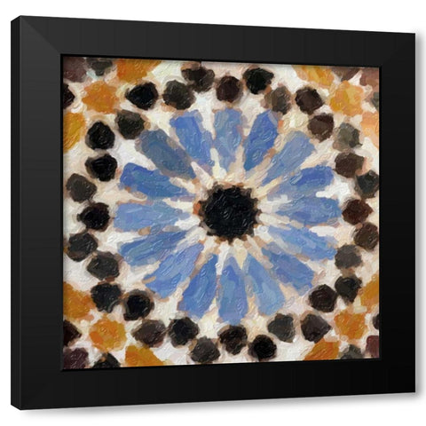 CATALAN I Black Modern Wood Framed Art Print with Double Matting by Greene, Taylor
