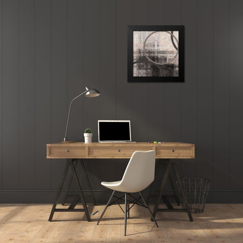 COMPRESSION II Black Modern Wood Framed Art Print by Greene, Taylor