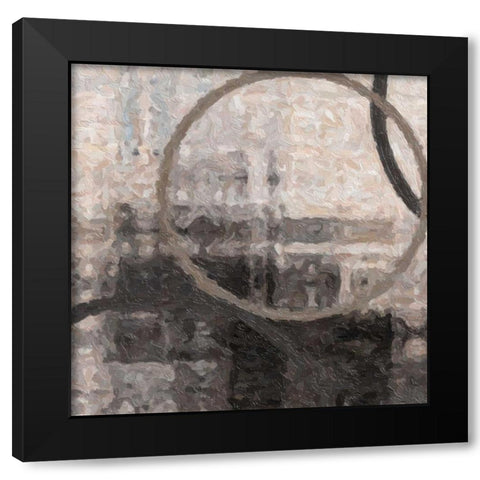 COMPRESSION II Black Modern Wood Framed Art Print by Greene, Taylor