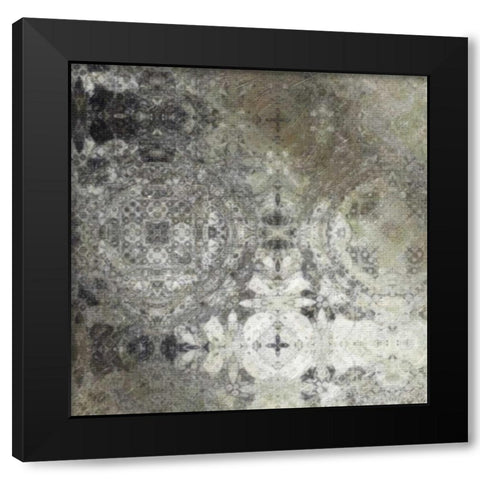 ORNAMENTAL I Black Modern Wood Framed Art Print with Double Matting by Greene, Taylor