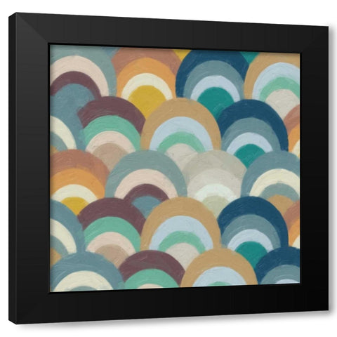 AQUILA III Black Modern Wood Framed Art Print with Double Matting by Greene, Taylor