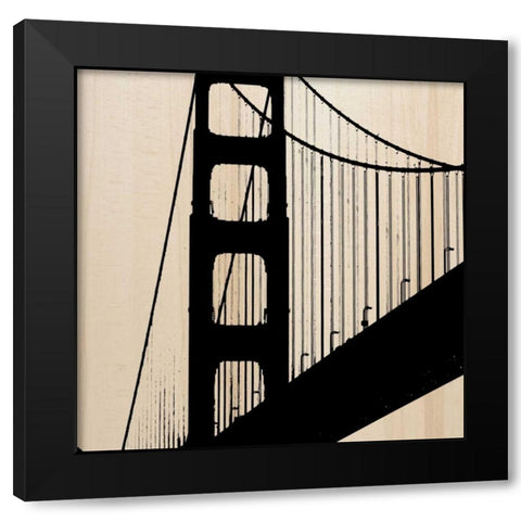 San Fran Black Modern Wood Framed Art Print by Greene, Taylor