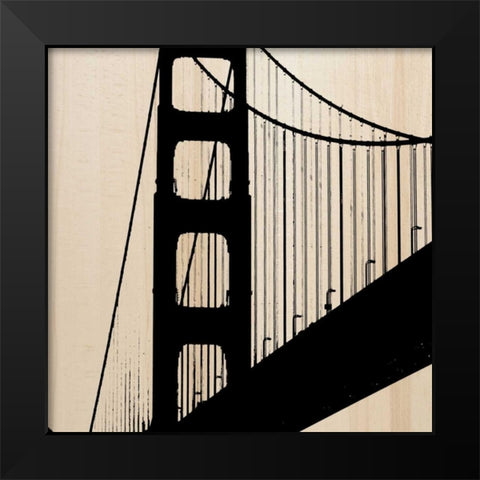San Fran Black Modern Wood Framed Art Print by Greene, Taylor