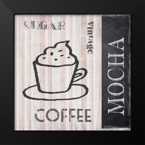 Mocha Black Modern Wood Framed Art Print by Greene, Taylor