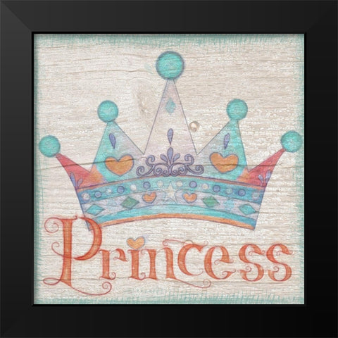 Princess Black Modern Wood Framed Art Print by Greene, Taylor