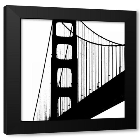 Nutral Sanfran Black Modern Wood Framed Art Print by Greene, Taylor