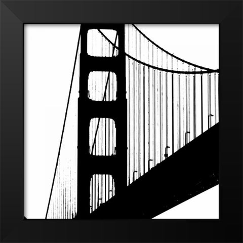 Nutral Sanfran Black Modern Wood Framed Art Print by Greene, Taylor