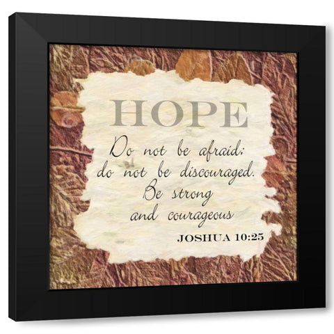 Hope ver 2 Black Modern Wood Framed Art Print with Double Matting by Greene, Taylor