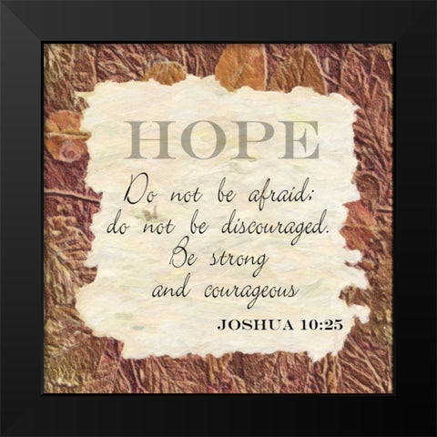 Hope ver 2 Black Modern Wood Framed Art Print by Greene, Taylor
