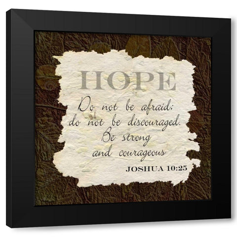 Hope Black Modern Wood Framed Art Print by Greene, Taylor