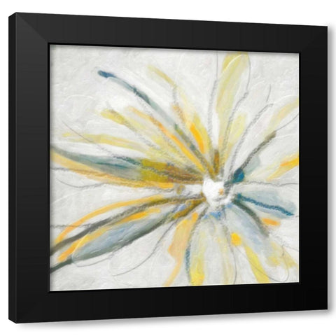 Contempo Daisy Black Modern Wood Framed Art Print with Double Matting by Greene, Taylor