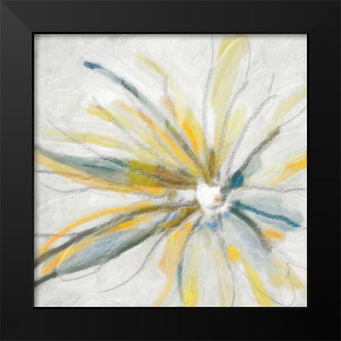 Contempo Daisy Black Modern Wood Framed Art Print by Greene, Taylor