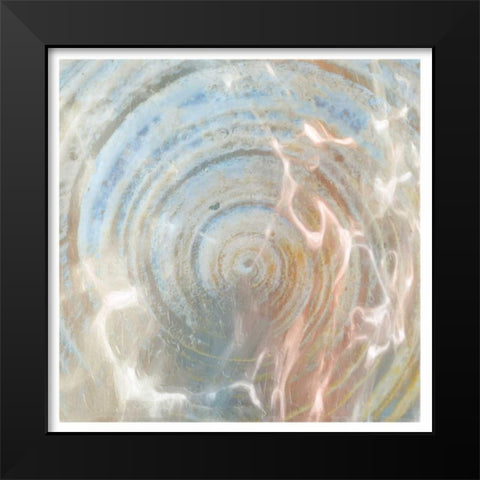 Shell Abstract 2 Black Modern Wood Framed Art Print by Greene, Taylor