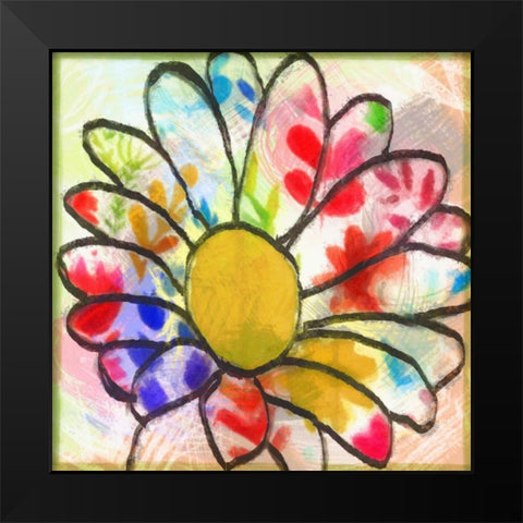 Daisy Show II Black Modern Wood Framed Art Print by Greene, Taylor